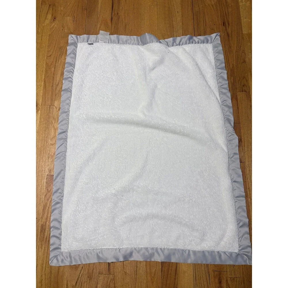 Lamb & Ivy Goodnight Giraffe Moonbeams Gray Minky Celestial Baby Blanket